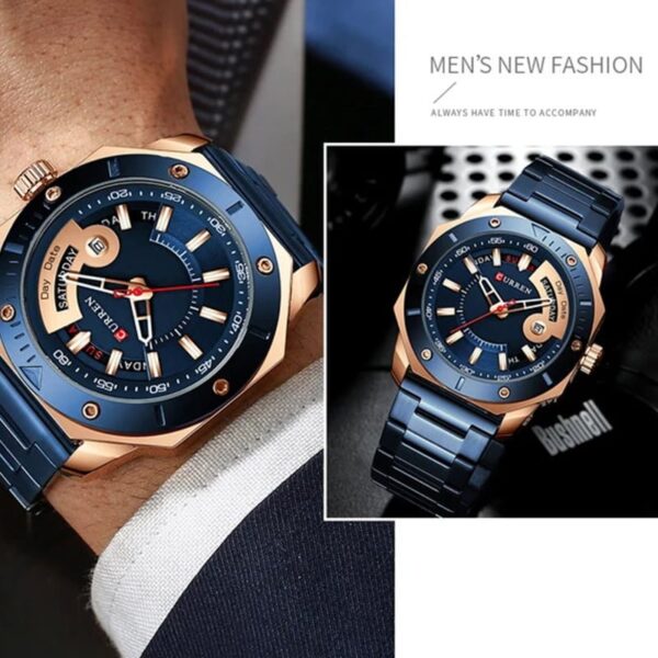RELOJ CURREN METÁLICO CON CALENDARIO HOMBRE - Image 3