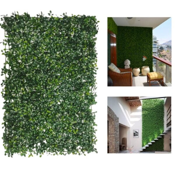 Tapete Follaje Muro Artificial Jardín Decorativo