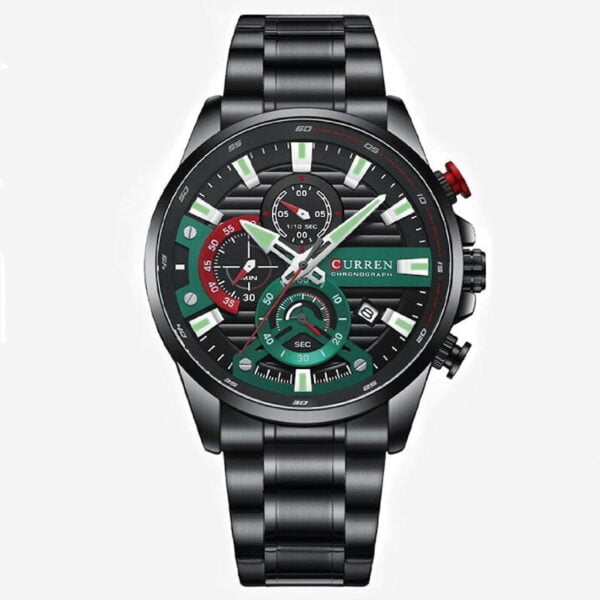 Reloj Curren Hombre Pulso En Acero Con Cronógrafos