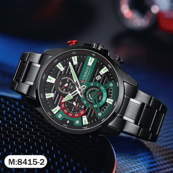 Reloj Curren Hombre Pulso En Acero Con Cronógrafos - Image 3