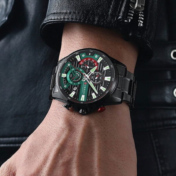 Reloj Curren Hombre Pulso En Acero Con Cronógrafos - Image 4