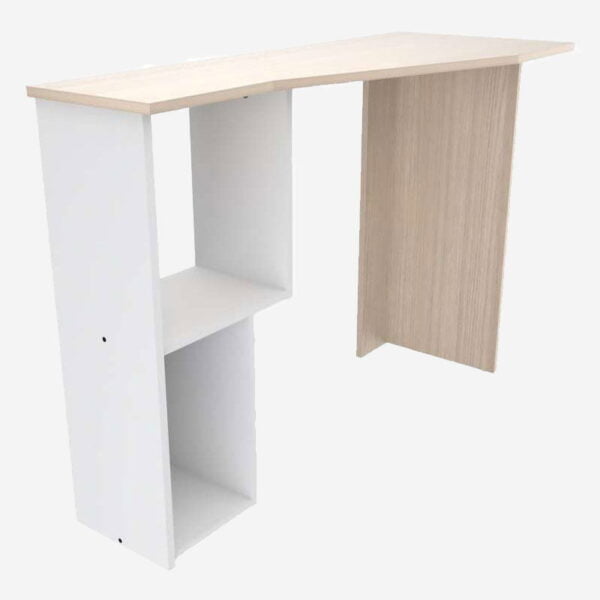 Escritorio Arena Blanco Con Entrepaños - Image 2