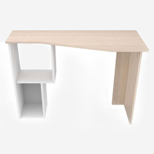 Escritorio Arena Blanco Con Entrepaños - Image 4