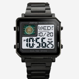 Reloj JOEFOX Digital Original Para Hombre Cuadrado En Acero