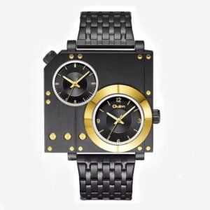 RELOJ OULM DOBLE RELOJ METÁLICO HOMBRE
