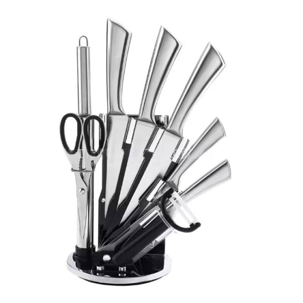 Juego Set Cuchillos De Cocina Acero Inoxidable 9 Piezas