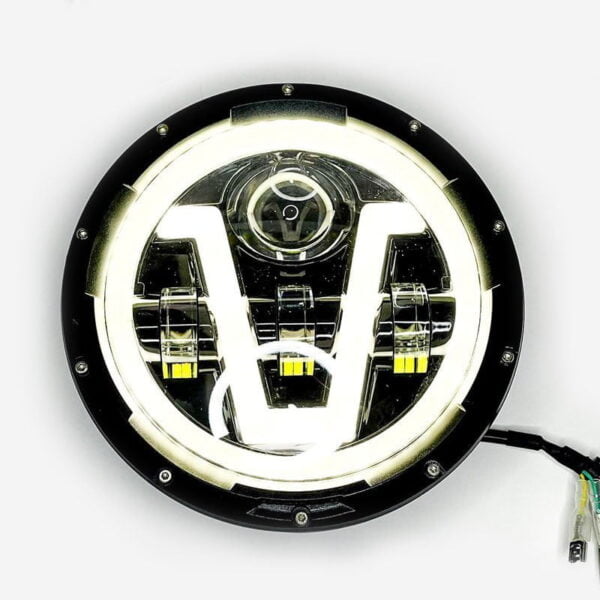 Farola Led 7 Pulgadas Universal Con Led En V