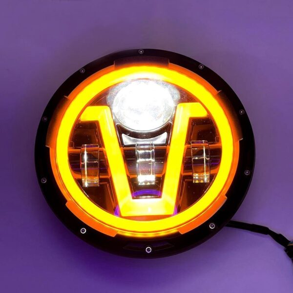 Farola Led 7 Pulgadas Universal Con Led En V - Image 2