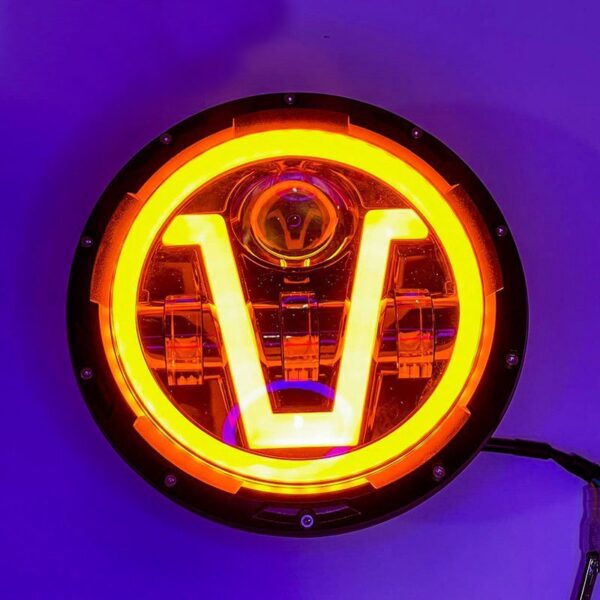 Farola Led 7 Pulgadas Universal Con Led En V - Image 3