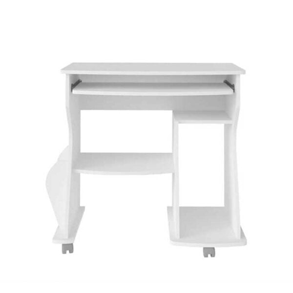 Escritorio Mesa De Computador Con Entrepaños Color Blanco - Image 4