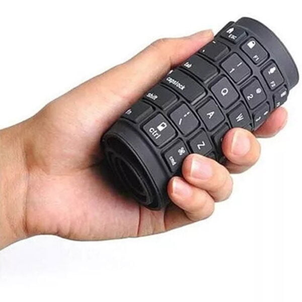 Teclado Flexible Portátil Portable De Goma USB Para PC - Image 2