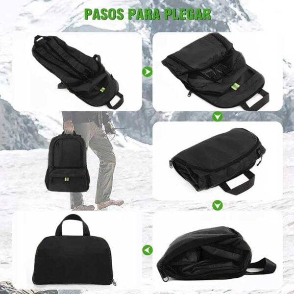 Morral Impermeable Plegable Para Viajar De 30 Litros - Image 4