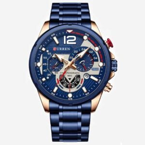 Reloj Curren 8395 Elegante Azul Para Hombre