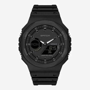 Reloj Sanda 6016 Negro Digital Para Hombre Original