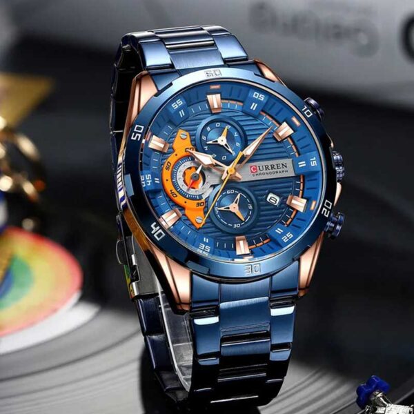 Reloj Curren 8402 De Lujo Para Hombre Original - Image 3