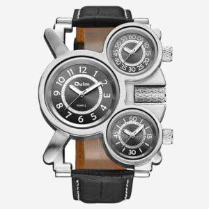Reloj Oulm Original Multifunción 3 Diales Militar