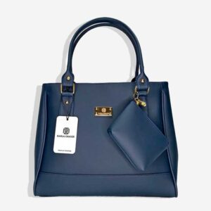 Bolso Cartera Para Dama Elegante Karla Chacón Crez Azul