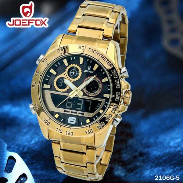 Reloj Joefox Original Metálico Doble Hora Hombre - Image 3