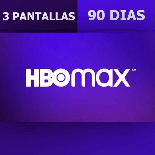 HBO MAX 3 Pantallas | 3 Meses