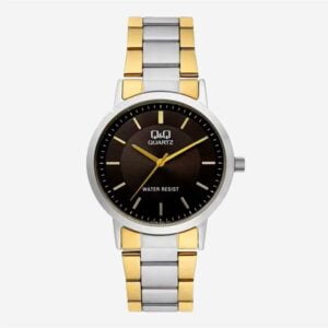 Reloj Q&Q Para Hombre Quartz Water Resist En Acero Original