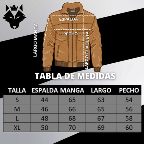 Chaqueta Color Miel Para Hombre Diseño Clásico Chamarra Moto-2