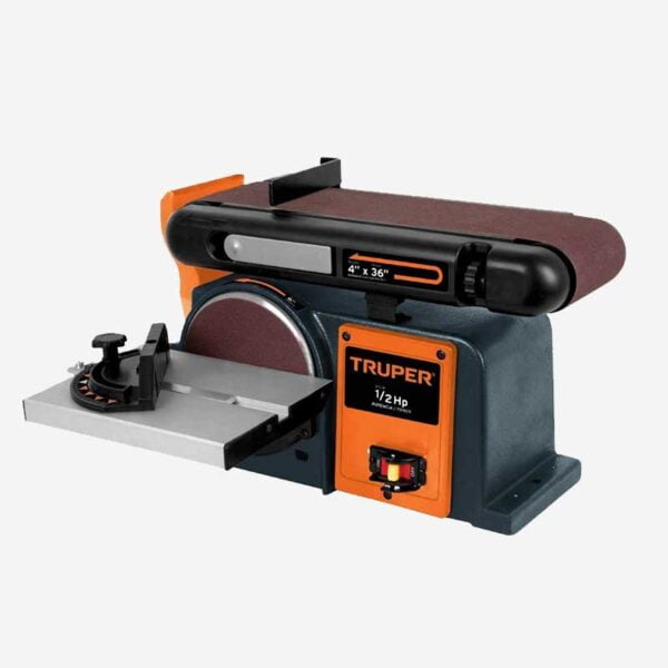 Lijadora Banda y Disco 4 x 6" De 370W Marca Truper 12110