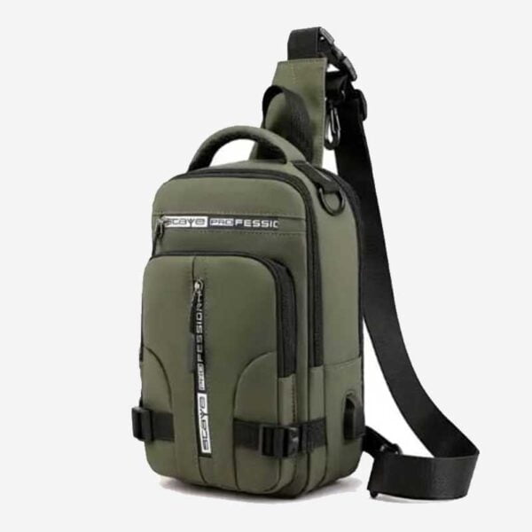 Bolso Pechera Para Hombre Morral Lujo Bandolera Impermeable