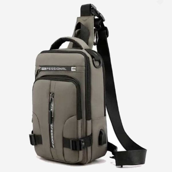 Bolso Pechera Para Hombre Morral Lujo Bandolera Impermeable - Image 2