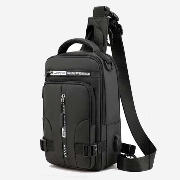 Bolso Pechera Para Hombre Morral Lujo Bandolera Impermeable - Image 3