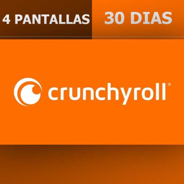 Crunchyroll 4 Pantallas | 1 Mes