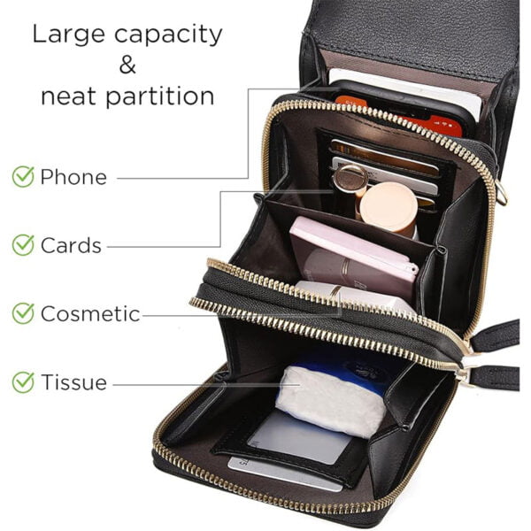 Cartera Porta Celular Mujer Billetera Casual Para Dama Móvil - Image 2