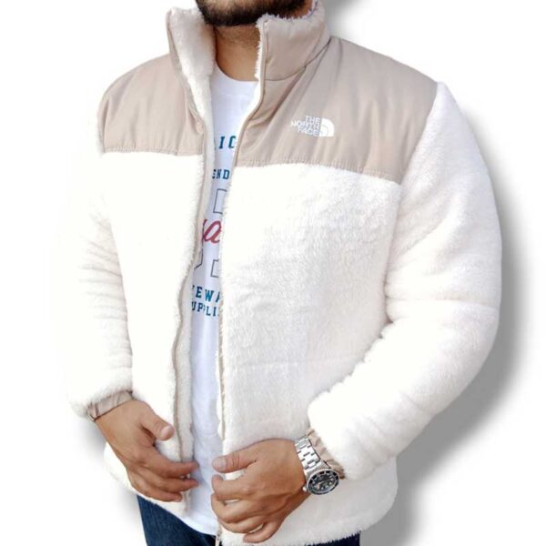 Chaqueta Peluda Para Caballero Estilo Ovejero Tela Moscu - Image 4