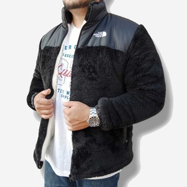Chaqueta Peluda Para Caballero Estilo Ovejero Tela Moscu