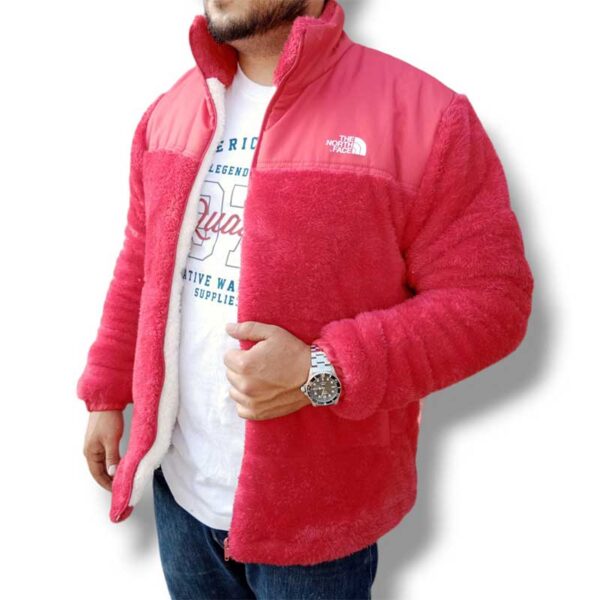 Chaqueta Peluda Para Caballero Estilo Ovejero Tela Moscu - Image 3