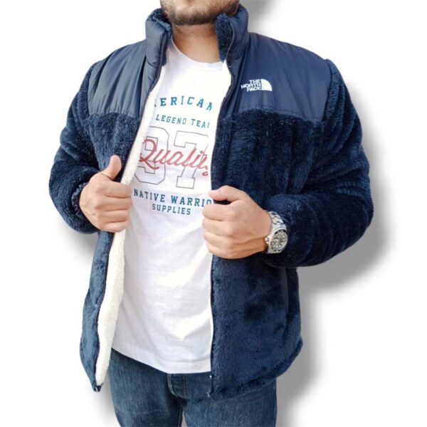 Chaqueta Peluda Para Caballero Estilo Ovejero Tela Moscu - Image 2