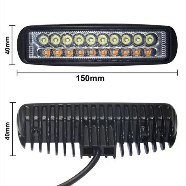 Exploradoras Lineales 20 Leds bicolor Multivoltaje  3 Cables - Image 4
