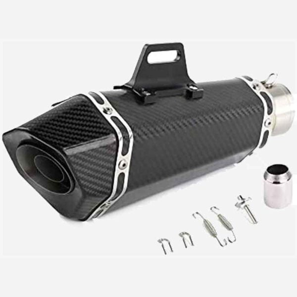 Exosto AKRAPOVIC R11 Original Universal Para Moto Negro