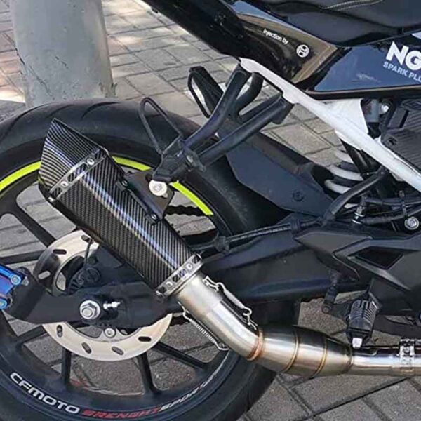 Exosto AKRAPOVIC R11 Original Universal Para Moto Negro - Image 3