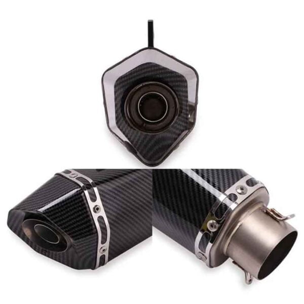 Exosto AKRAPOVIC R11 Original Universal Para Moto Negro - Image 2