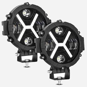 Exploradoras LED Redondas 7" Multi voltaje 20,000 Lúmenes