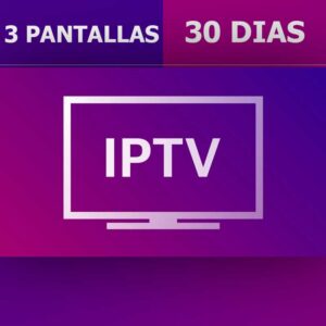 Iptv 3 Pantallas | 1 Mes De Streaming | LanShoppe
