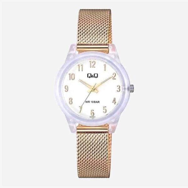 Reloj Para Mujer Q&Q Contramarcado Original Inoxidable