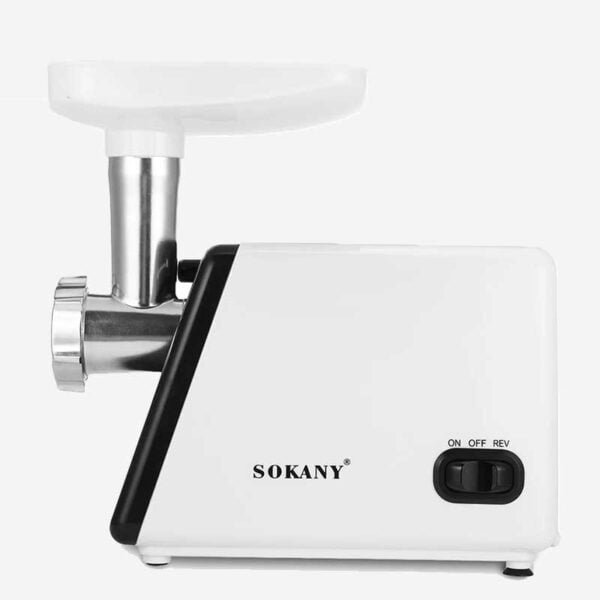 Molino Eléctrico Para Carne Maíz 2500w Con Embutidor Sokany