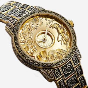 Reloj SUCCESS WAY Envejecido Grabado Metal Vintage Unisex