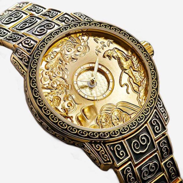 Reloj SUCCESS WAY Envejecido Grabado Metal Vintage Unisex