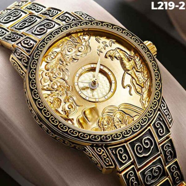 Reloj SUCCESS WAY Envejecido Grabado Metal Vintage Unisex - Image 4