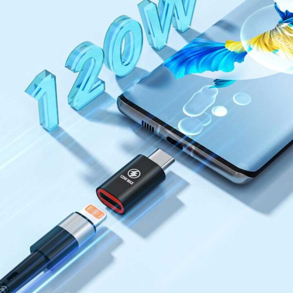 Adaptador para cable USB de Phone iOS a Tipo C Para Carga - Image 3