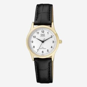 Reloj Q&Q Para Dama Pulso En Cuero Original Con Estuche