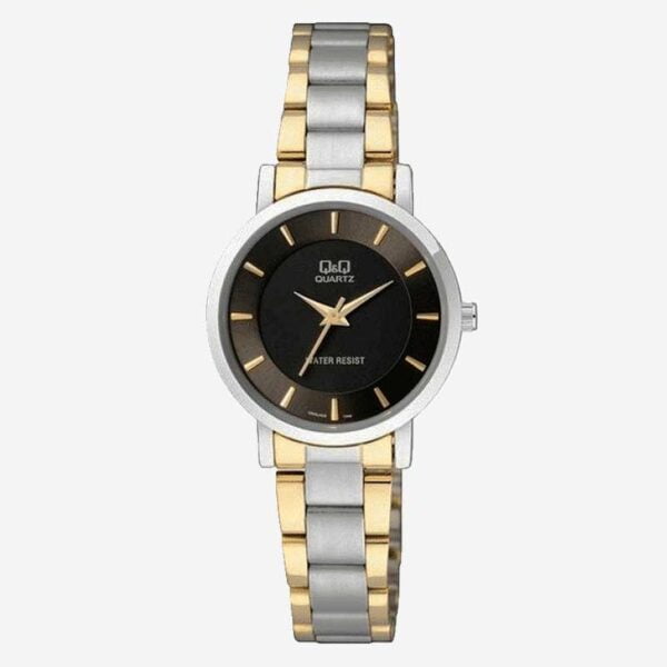 Reloj Para Mujer Elegante Q&Q Casual Acero Dama Con Estuche