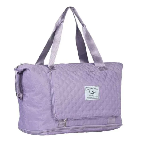 Bolso Plegable Grande Elegante Texturizado Tela Oxford - Image 4